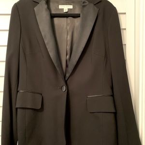 Banana Republic Tuxedo-Style Black Jacket